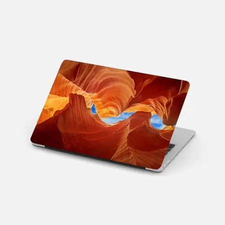 Adesivo per laptop giochi di luce nell'Antelope Canyon • Wallissimo®