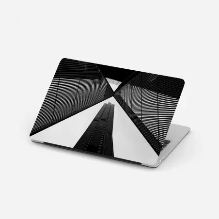 Adesivo per laptop contrasti geometrici a Melbourne • Wallissimo®