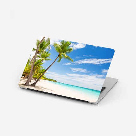 Adesivo per laptop paradiso tropicale di Punta Cana • Wallissimo®