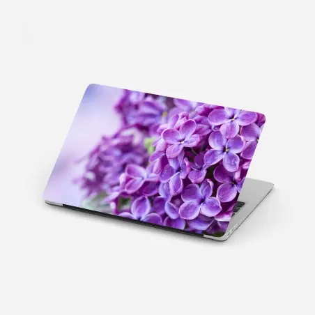 Adesivo per laptop lillà viola in primo piano • Wallissimo®