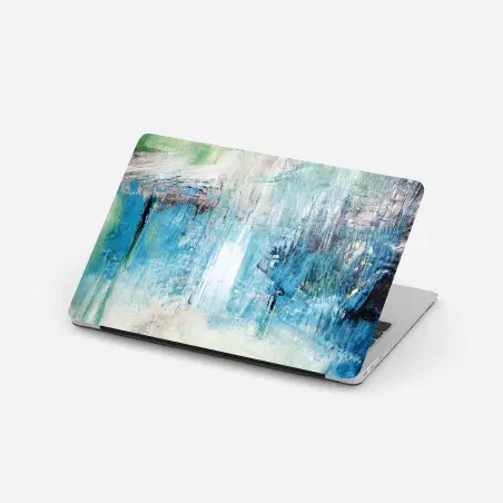 Adesivo per laptop riflessi d'acqua astratti • Wallissimo®