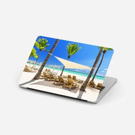 Adesivo per laptop vacanza da sogno a Cap Cana • Wallissimo®