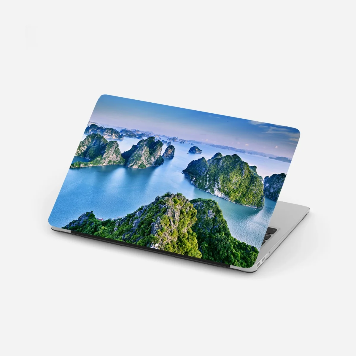 Adesivo per laptop sogno tropicale nella baia di Ha Long • Wallissimo® Adesivo per laptop sogno tropicale nella baia di Ha Long • Wallissimo®