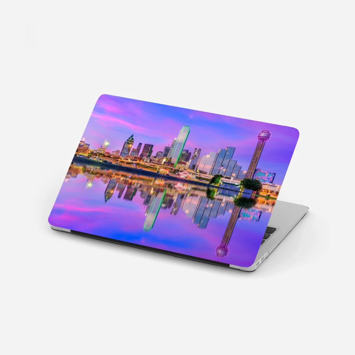 Adesivo per laptop riflessi magici sullo skyline di Dallas • Wallissimo® Adesivo per laptop riflessi magici sullo skyline di Dallas • Wallissimo®