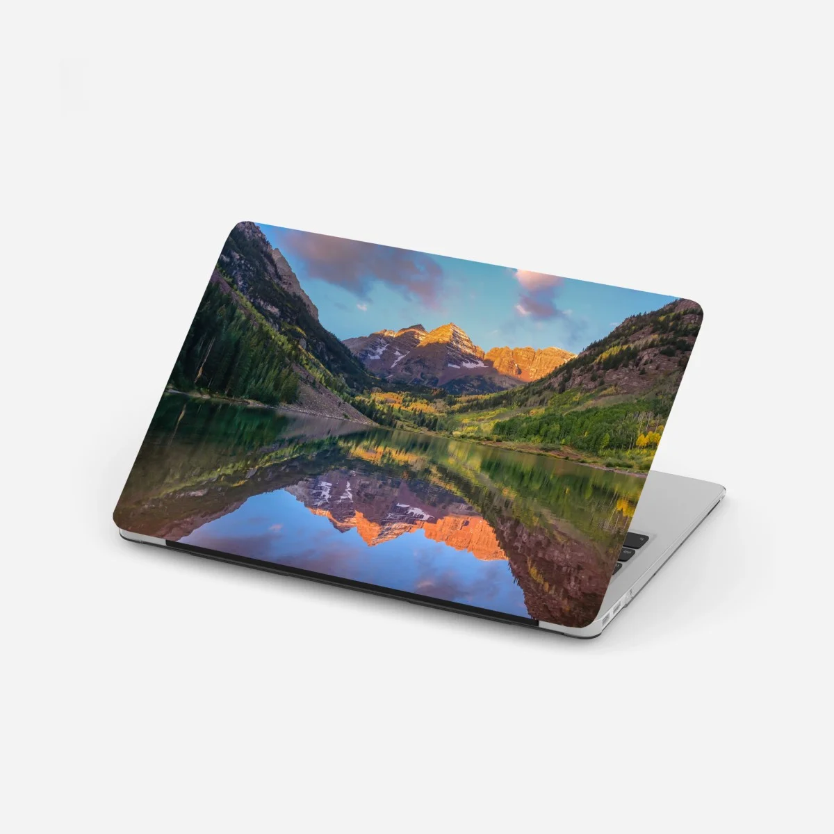Adesivo per laptop alba dorata alle Maroon Bells • Wallissimo® Adesivo per laptop alba dorata alle Maroon Bells • Wallissimo®