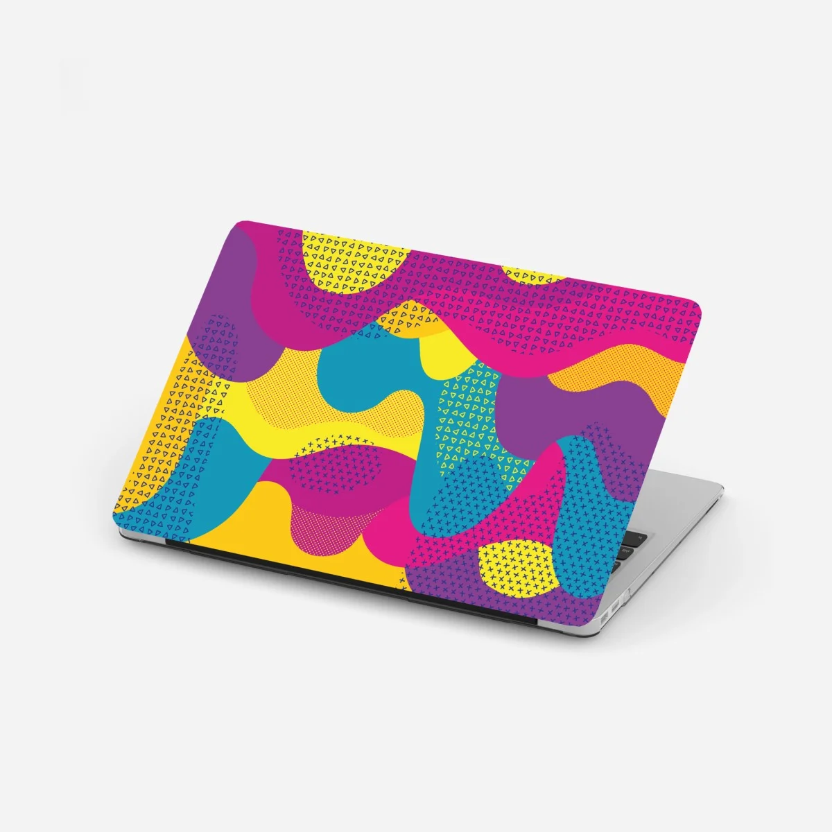 Adesivo per laptop motivo astratto pop di forme fluide • Wallissimo® Adesivo per laptop motivo astratto pop di forme fluide • Wallissimo®