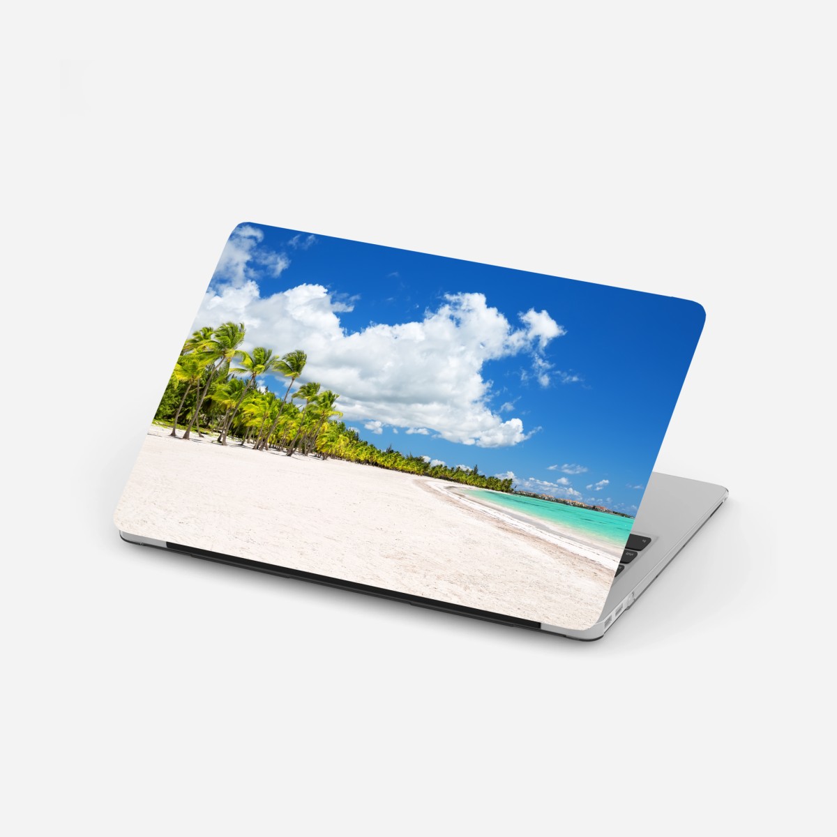 Adesivo per laptop paradiso tropicale a Punta Cana • Wallissimo®