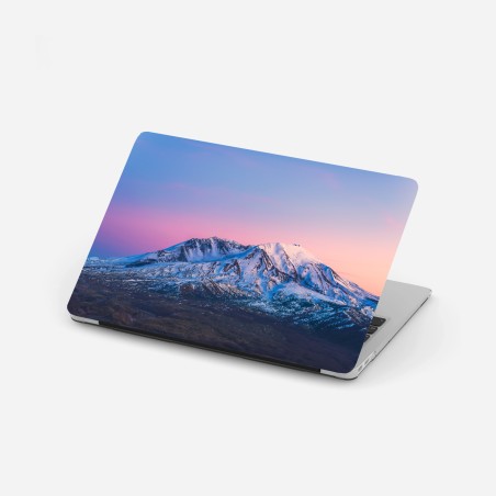 Adesivo per laptop tramonto rosa sul Mount St. Helens • Wallissimo®