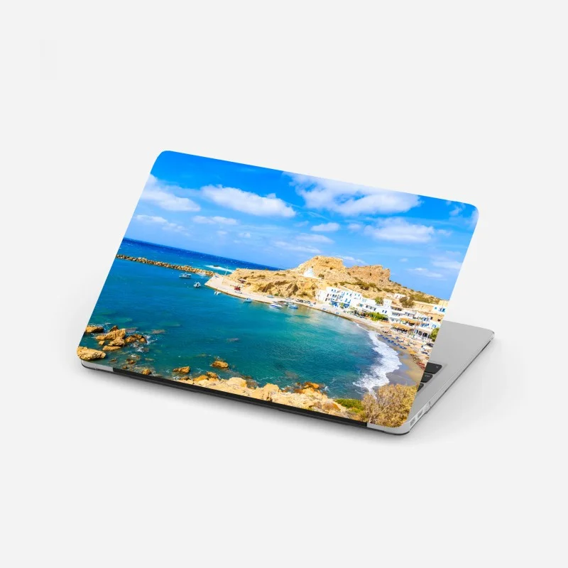 Adesivo per laptop baia di Finiki, Karpathos