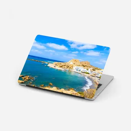 Adesivo per laptop baia di Finiki, Karpathos • Wallissimo®