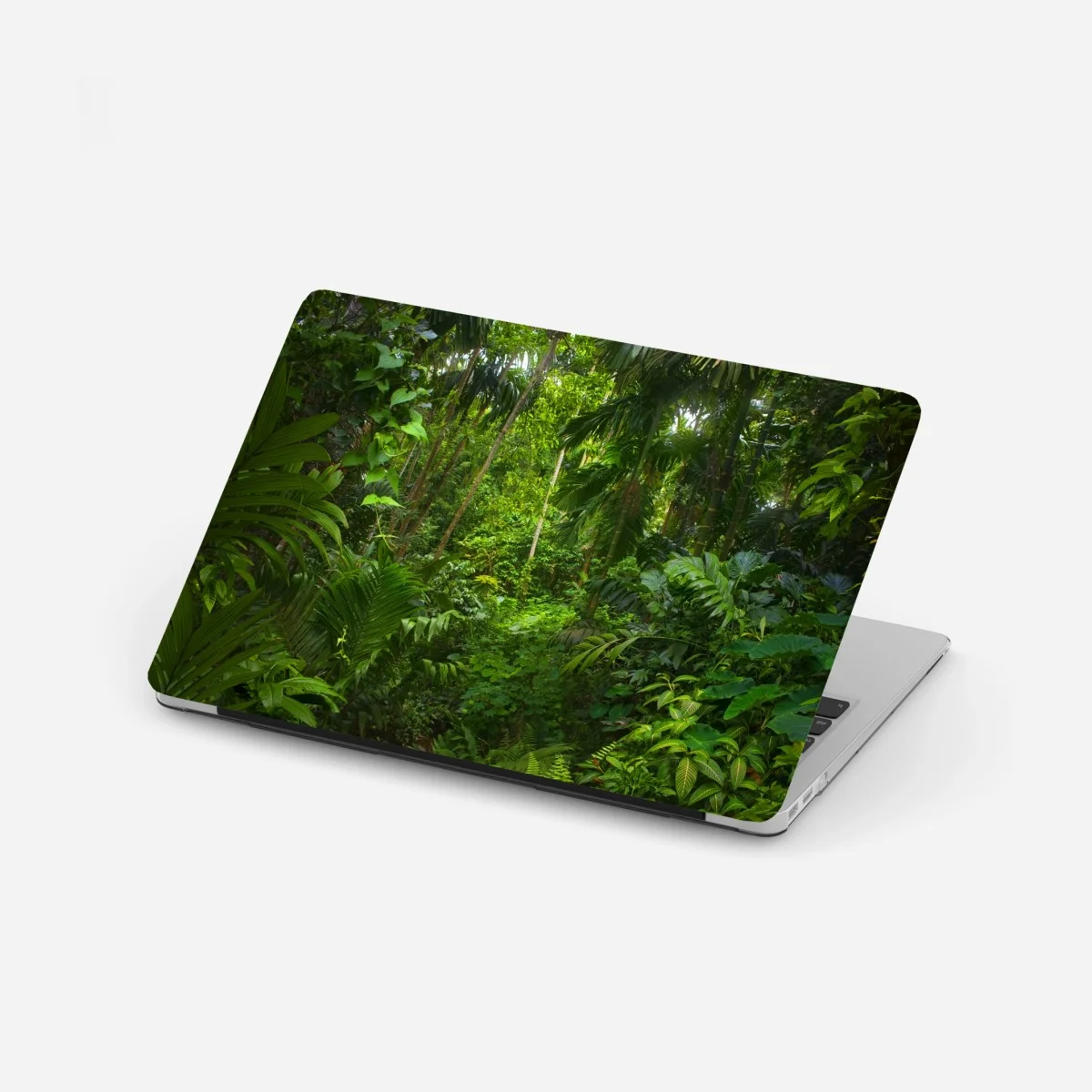 Adesivo per laptop rifugio nella giungla lussureggiante • Wallissimo® Adesivo per laptop rifugio nella giungla lussureggiante • Wallissimo®