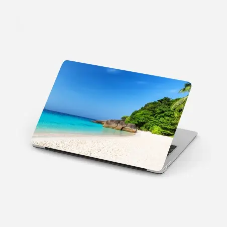 Adesivo per laptop paradiso tropicale delle isole Similan • Wallissimo®