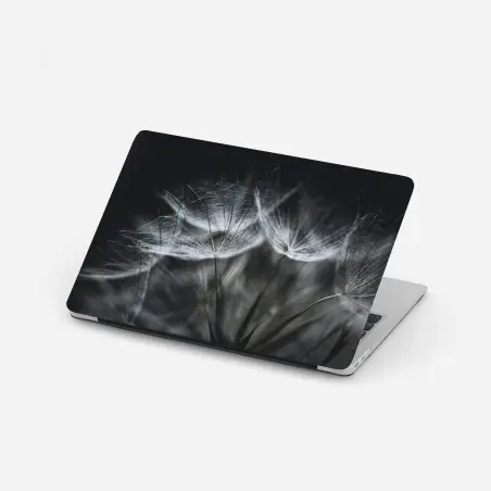 Adesivo per laptop soffione in macro: leggerezza e dettagli • Wallissimo®