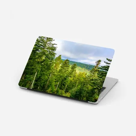 Adesivo per laptop panorama autunnale della Foresta Nera • Wallissimo®