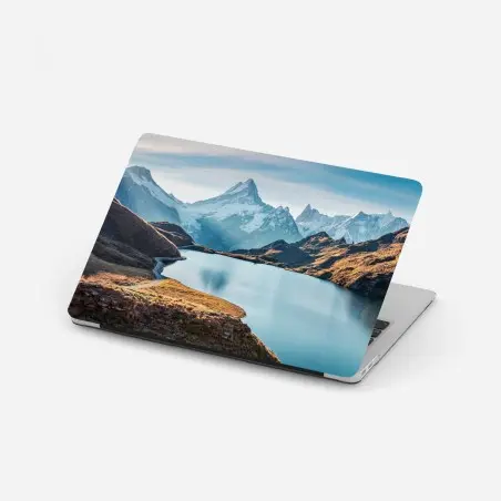 Adesivo per laptop incanto alpino sul Bachalpsee • Wallissimo®