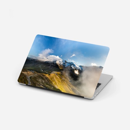 Adesivo per laptop panorama alpino del Grossglockner sulle Alpi austriache • Wallissimo®