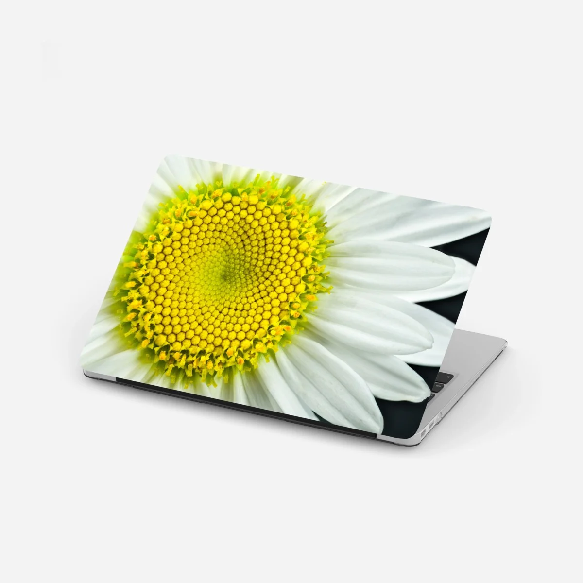 Adesivo per laptop spirale geometrica di margherita • Wallissimo® Adesivo per laptop spirale geometrica di margherita • Wallissimo®