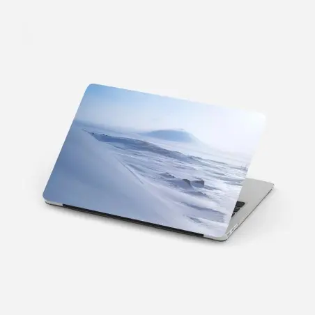 Adesivo per laptop panoramica artica silenziosa della tundra di Chukotka • Wallissimo®