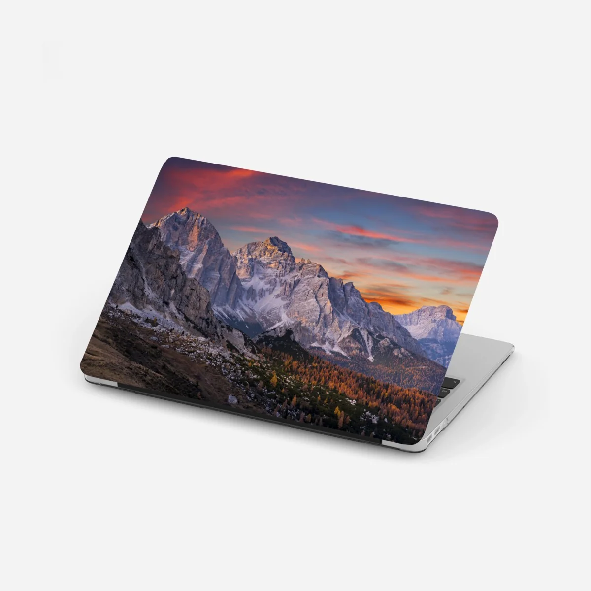 Adesivo per laptop vette d'autunno al tramonto • Wallissimo® Adesivo per laptop vette d'autunno al tramonto • Wallissimo®