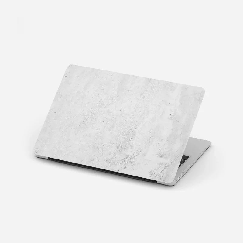 Adesivo per laptop effetto cemento grigio minimalista