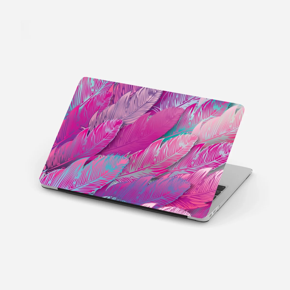 Adesivo per laptop mosaico di piume iridescenti • Wallissimo® Adesivo per laptop mosaico di piume iridescenti • Wallissimo®