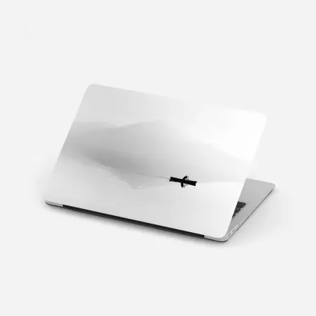 Adesivo per laptop silenzio sul lago • Wallissimo®