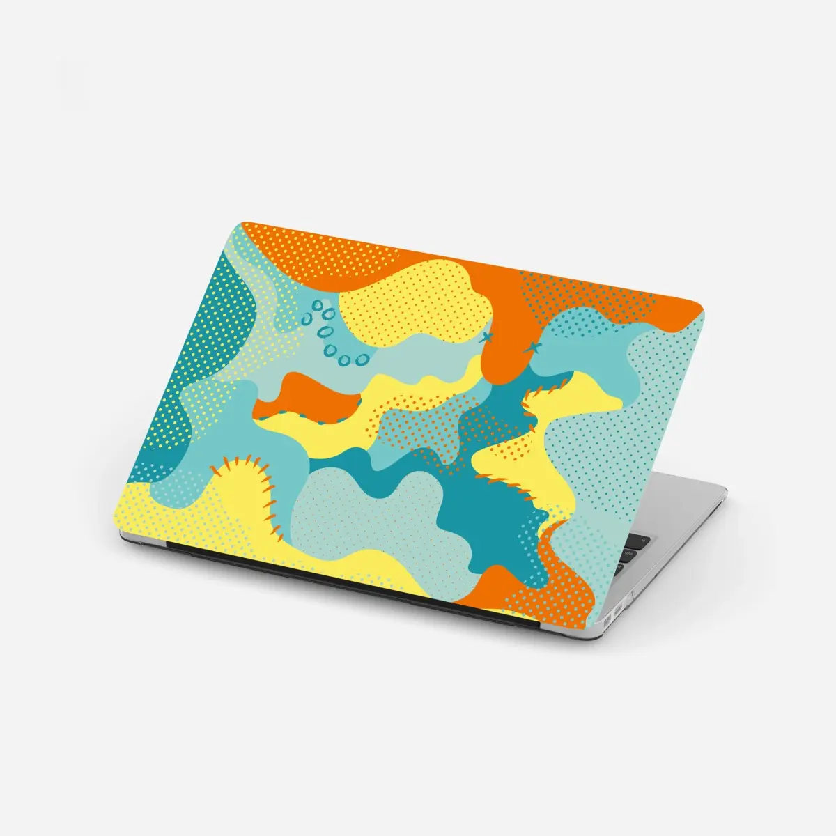 Adesivo per laptop composizione astratta pop art colorata • Wallissimo®