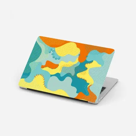 Adesivo per laptop composizione astratta pop art colorata • Wallissimo®