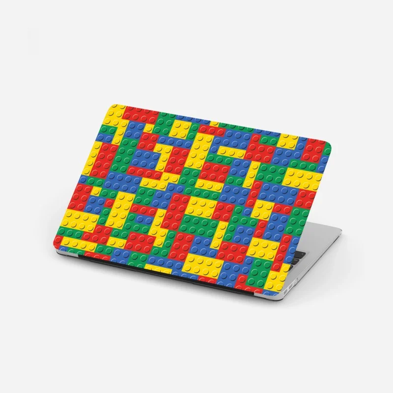 Adesivo per laptop motivo di mattoncini colorati per pareti