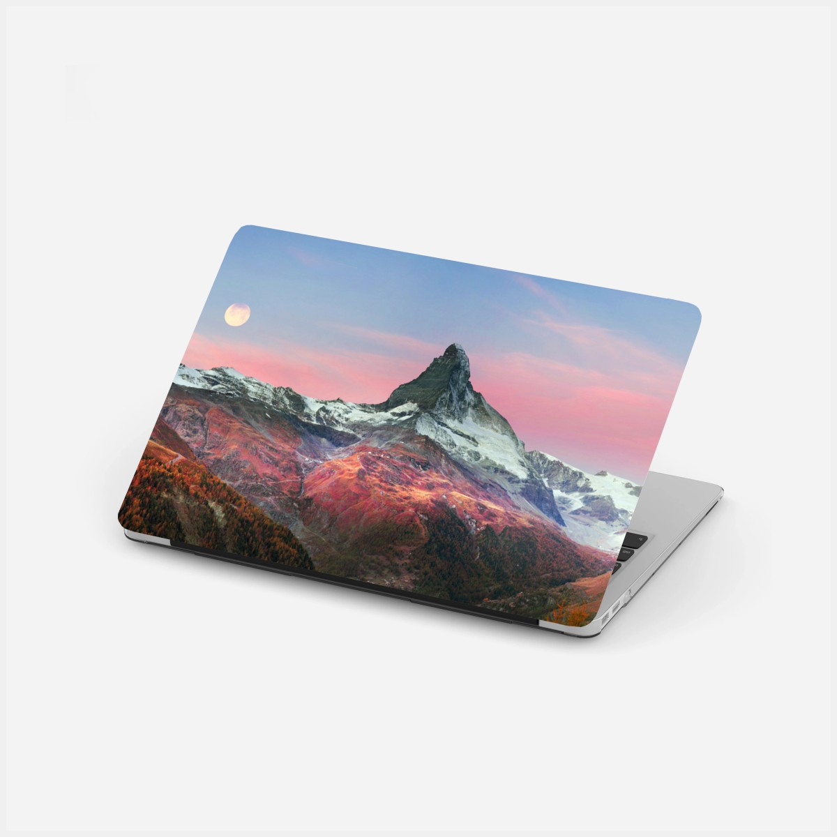 Adesivo per laptop tramonto autunnale sul Cervino • Wallissimo®