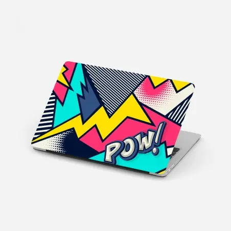 Adesivo per laptop esplosione pop art colorata • Wallissimo®