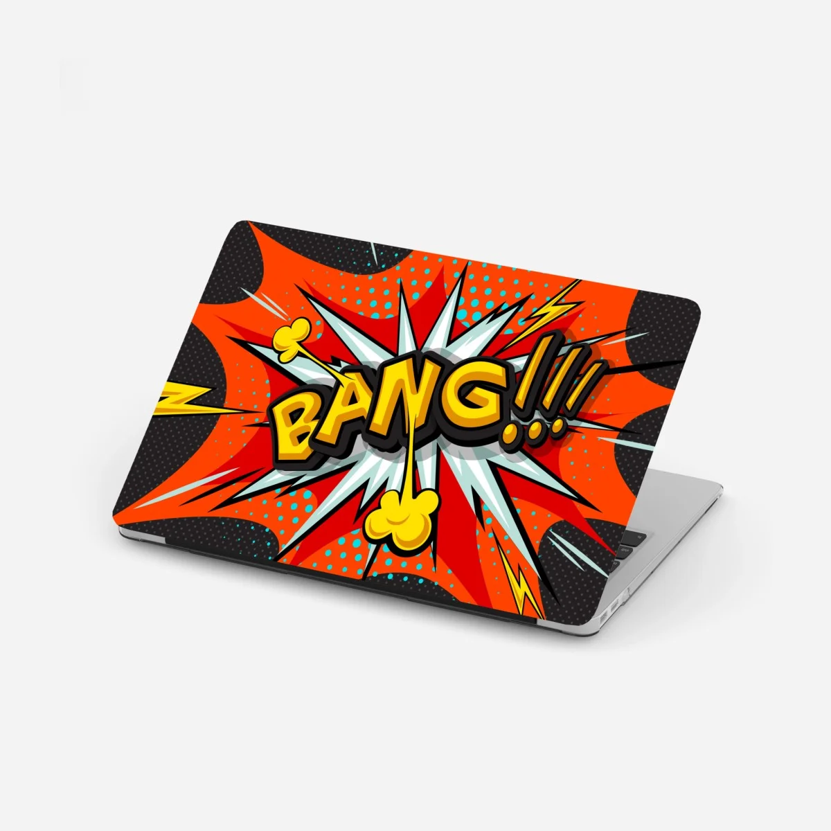 Adesivo per laptop esplosione pop art fumetto con onomatopea bang • Wallissimo® Adesivo per laptop esplosione pop art fumetto con onomatopea bang • Wallissimo®