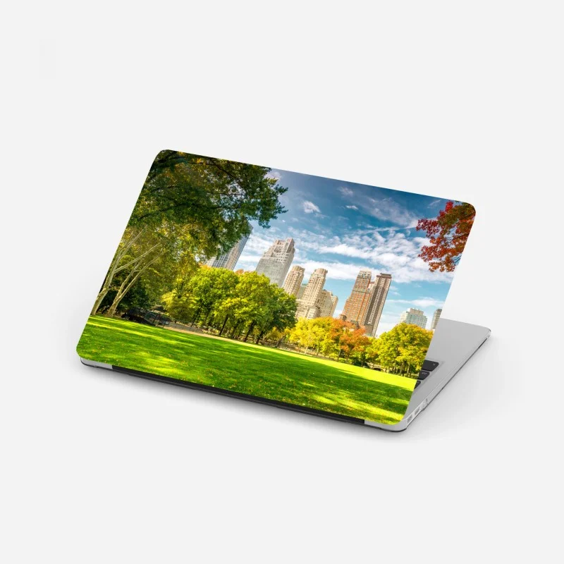 Adesivo per laptop autunno a Central Park, New York