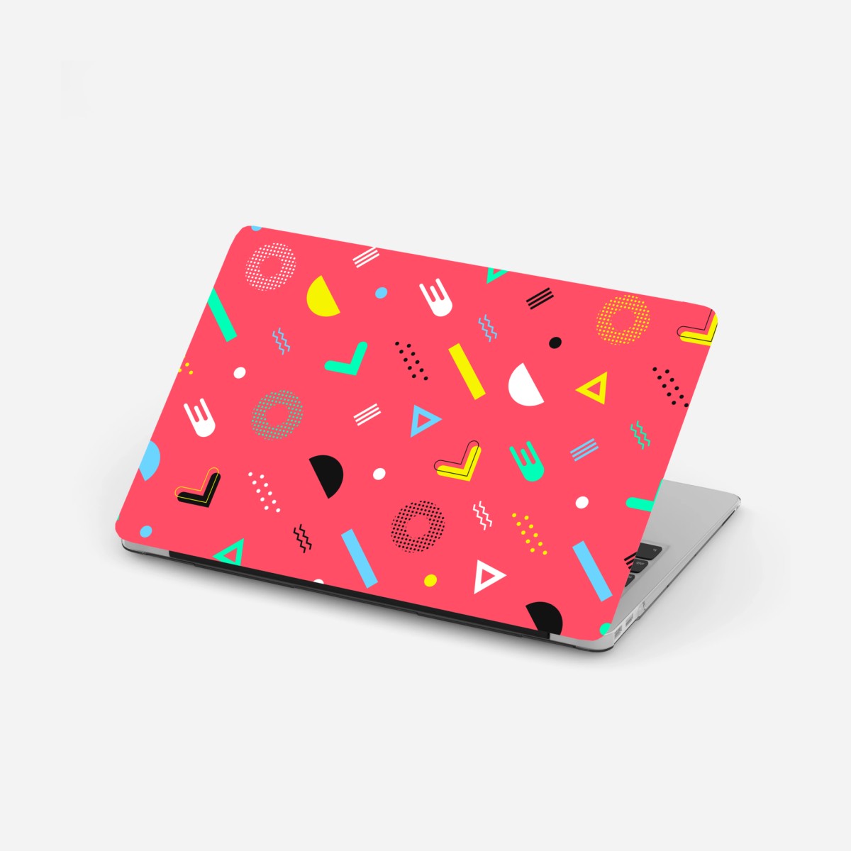 Adesivo per laptop motivo geometrico vivace anni '80 • Wallissimo®
