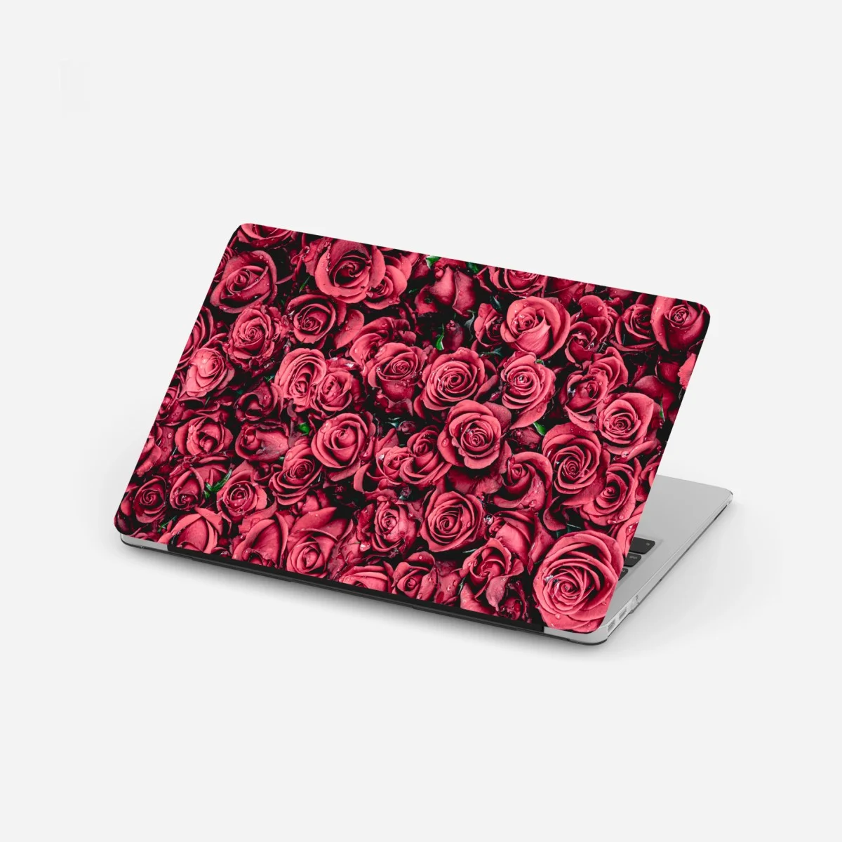Adesivo per laptop mosaico di rose rosse • Wallissimo® Adesivo per laptop mosaico di rose rosse • Wallissimo®