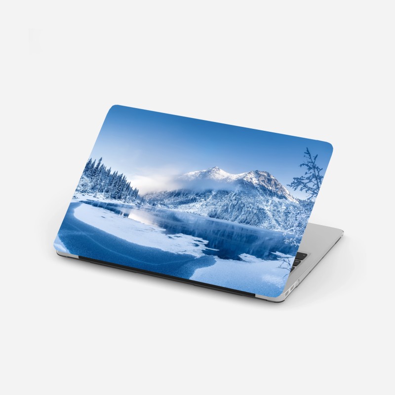 Adesivo per laptop panorama invernale sulle Alpi
