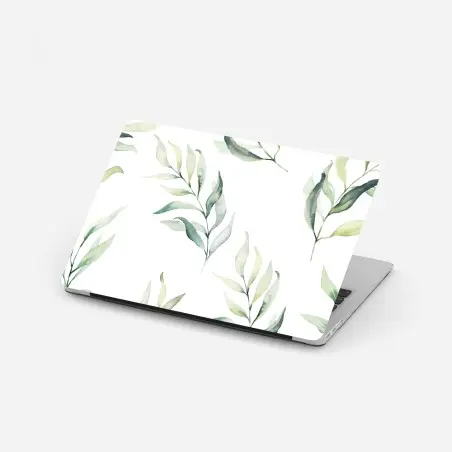 Adesivo per laptop motivo botanico acquerellato • Wallissimo®