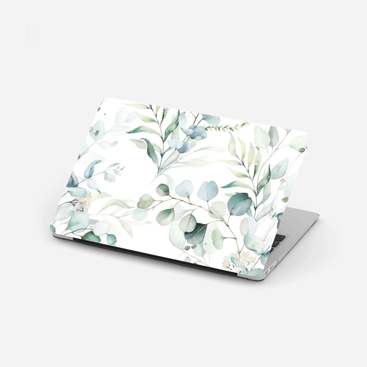 Adesivo per laptop motivo botanico di eucalipto acquerellato • Wallissimo® Adesivo per laptop motivo botanico di eucalipto acquerellato • Wallissimo®