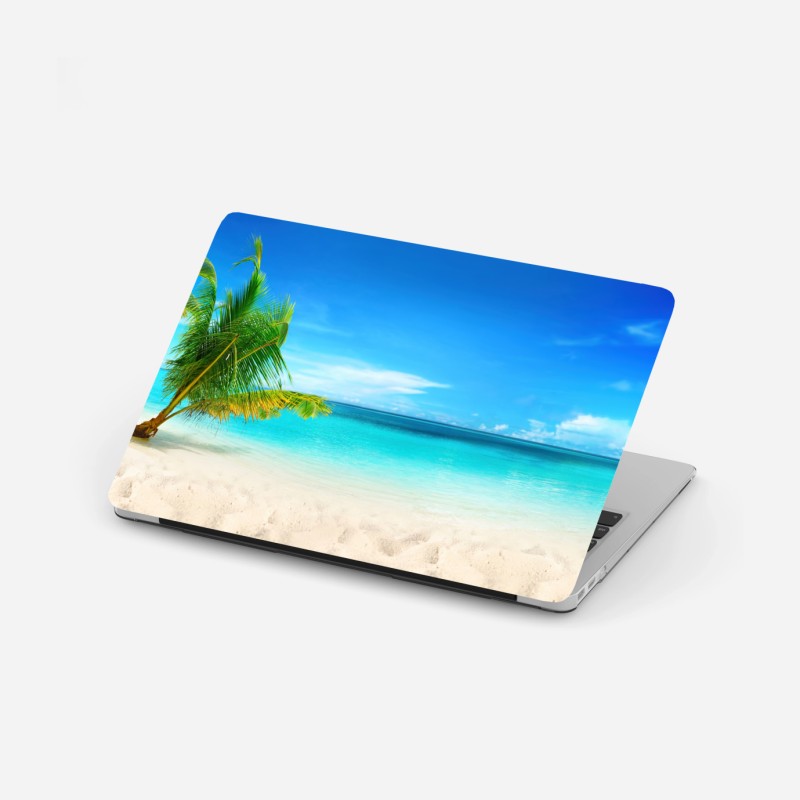 Adesivo per laptop oasi tropicale alle Maldive