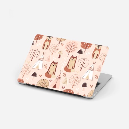 Adesivo per laptop motivo boschivo dolce per cameretta • Wallissimo®