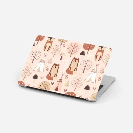 Adesivo per laptop motivo boschivo dolce per cameretta • Wallissimo®