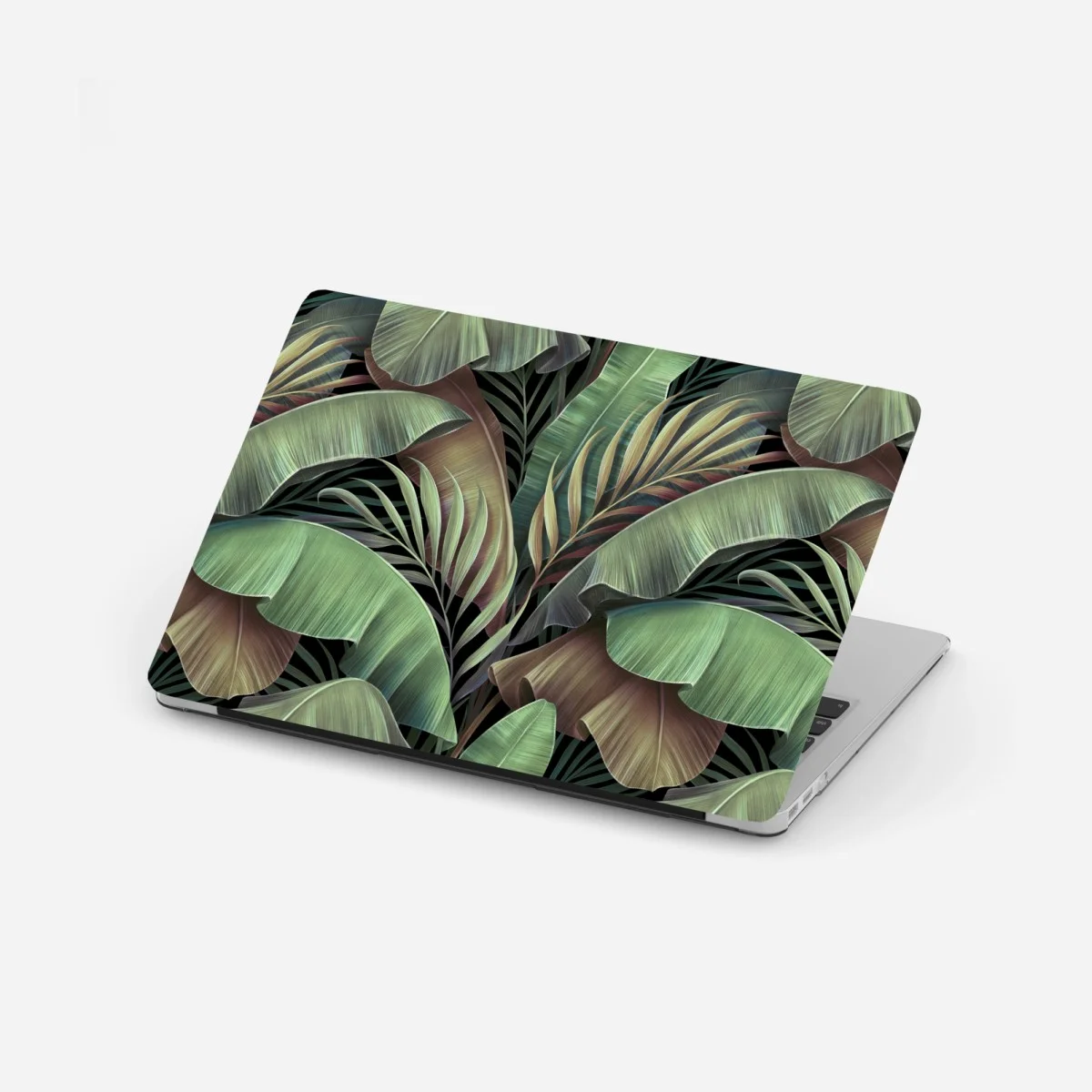 Adesivo per laptop elegante motivo di foglie tropicali verde smeraldo • Wallissimo® Adesivo per laptop elegante motivo di foglie tropicali verde smeraldo • Wallissimo®