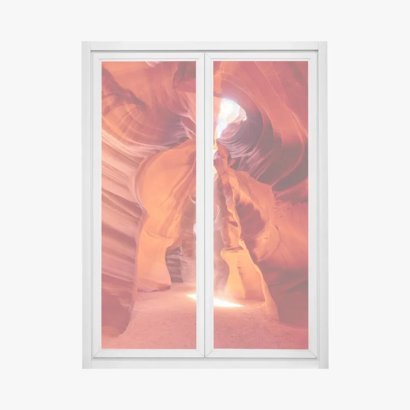 Adesivo per finestra luce nel cuore di Antelope Canyon