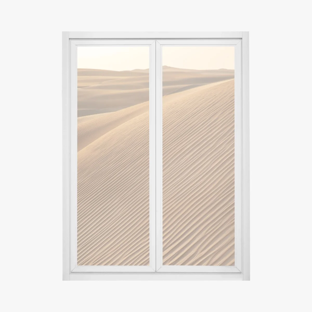 Adesivo per finestra dune dorate: texture del deserto • Wallissimo® Adesivo per finestra dune dorate: texture del deserto • Wallissimo®