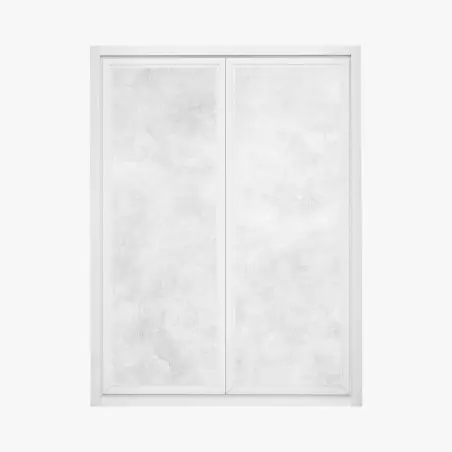 Adesivo per finestra effetto parete in cemento grigio • Wallissimo®