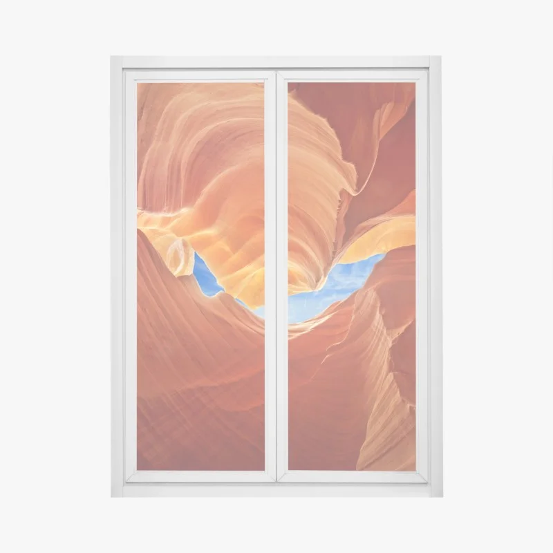 Adesivo per finestra giochi di luce nell'Antelope Canyon