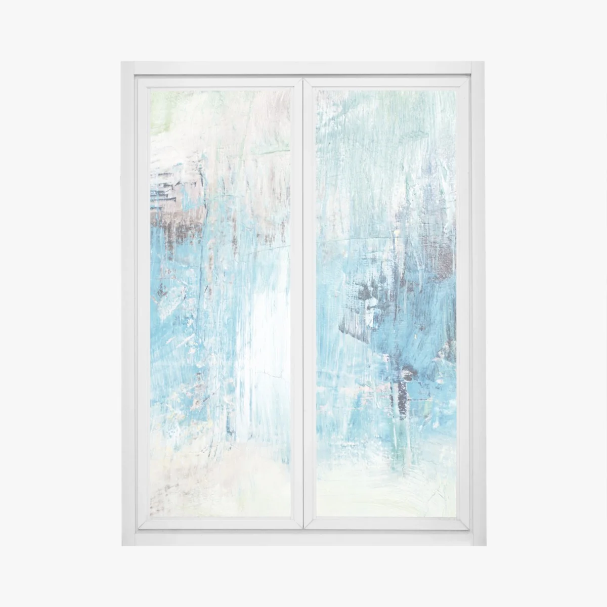 Adesivo per finestra riflessi d'acqua astratti • Wallissimo® Adesivo per finestra riflessi d'acqua astratti • Wallissimo®