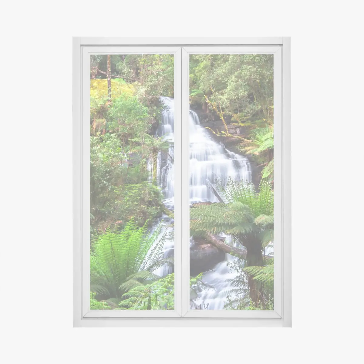 Adesivo per finestra cascata Triplet Falls nella Great Otway National Park • Wallissimo®