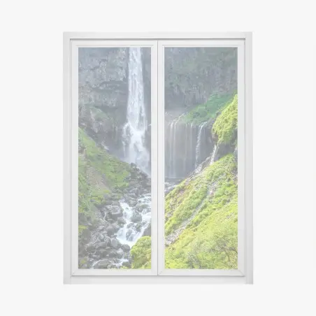 Adesivo per finestra cascata di Kegon al lago Chuzenji, Nikko • Wallissimo®