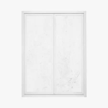 Adesivo per finestra effetto cemento grigio minimalista • Wallissimo®